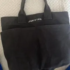LOWRYS FARM 黒 トートバッグ
