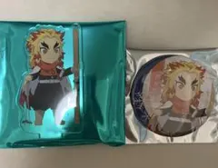 ☆ 鬼滅の刃　ジャンプフェスタ2022　アクリルマスコット　缶バッジ　煉獄杏寿郎