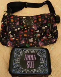 ANNA SUI ＆キティコラボショルダーバッグ オマケ化粧ポーチのサムネイル
