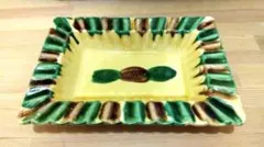 長方形　お皿　灰皿　水盤　思われる陶器