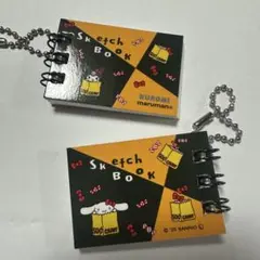 ハローキティ展 超ミニスケッチブック クロミ、シナモロール2点セット