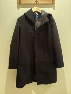 BEAMS 黒 コート フード付き