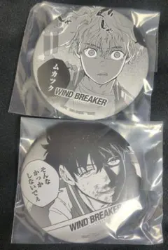 一番くじ WINDBREAKER E賞 缶バッジ 十亀条 兎耳山丁子