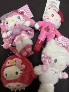 ハローキティ ぬいぐるみ 4点セット　原宿　池袋　限定