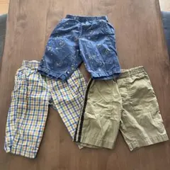 ユニクロ GU ピカチュウ 男の子 ハーフパンツ 110cm 3点セット