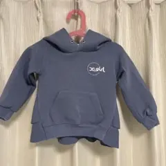 X-girl バックフリルパーカー 100cm