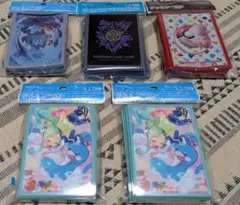 【新品未開封】ポケモンカード デッキシールド 4種5個まとめ売り