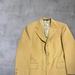 極美品90s polo ポロ　キャメルヘア　テーラードジャケット　カシミア
