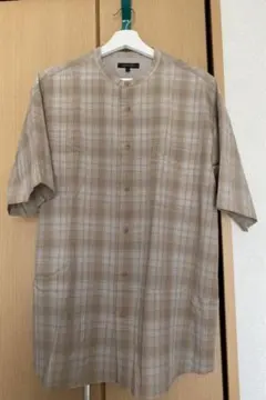 GLOBAL WORK バンドカラーシャツ　Lサイズ