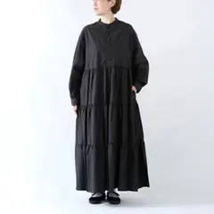 GYMPHLEX 長袖　ティアードワンピース