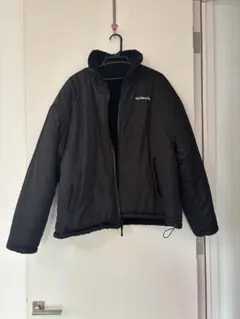 ボアフリースジャケット Lサイズ 黒 リバーシブル