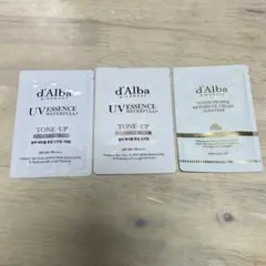 【新品未開封】d'Alba(ダルバ)トーンアップサンクリーム＆クリームクレンザー