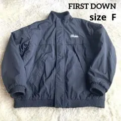 【✨美品】90's ファーストダウン リバーシブルボアブルゾン ナイロンフリース