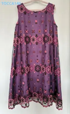 TOCCA 花刺繍 ワンピース140
