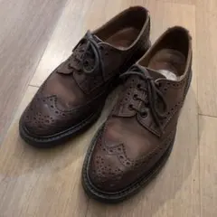 Tricker's Bourton ウィンクチップ レザーシューズ ブラウンのサムネイル