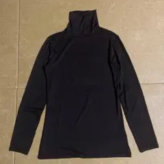 UNIQLO HEATTECH ブラック長袖タートルネック M 2枚セット