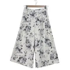 INGNI イング(M)花柄 ガウチョパンツ/クロップド ワイドパンツ