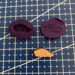 ミニチュアフード　焼き魚　お弁当　フェイク　デコ　粘土　型　シリコンモールド