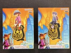 ズートピア2　 モニタートップフィギュア　ニック・ワイルド　ジュディ・ホップス