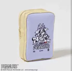 グロー　スヌーピー　開いて見やすい!側面ポケット付きスタンドポーチのサムネイル