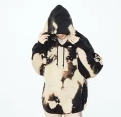 BleachedDyeHoodieBlack FRUIT OF THE LOOMのサムネイル