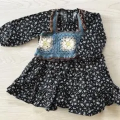 ♡花柄ワンピースロンパース&ビスチェセット♡