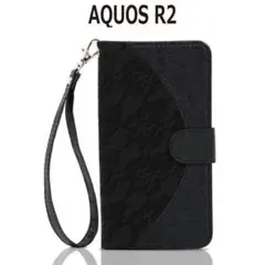 AQUOS R2 SH-03K SHV42 手帳型 ケース★31bk