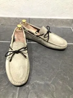 【美品】TOD'S モカシン ドライビングシューズ スエード 22.5 Man マルチカラー ゴンミーノ バブル スエード モカシン