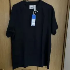 adidas 黒 ラグランスリーブ Tシャツ 新品