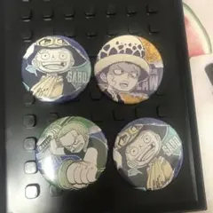 ワンピース 幼少期 缶バッジ サボ　ゾロ　ロー