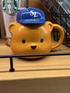 韓国限定　スタバ　KBO Samsung ライオンズ　マグカップ　くま 韓国限定LIONSぬいぐるみ・スターバックス - メルカリ