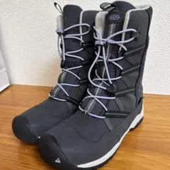 美品　KEEN スノーブーツ グレー　21センチ