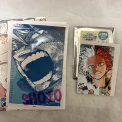 ヒロアカ 原画展 マグネットステッカー ワンシーンカード 轟焦凍