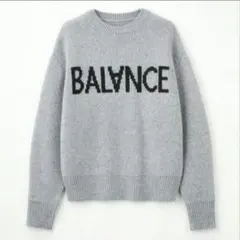 【近日取下げ】FLASH BLUE ロゴ ニットセーター