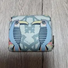 最終お値下げFURLA2つ降りラウンドファスナー財布