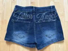 ROMWE Grunge Punk デニム ショートパンツ ラインストーン