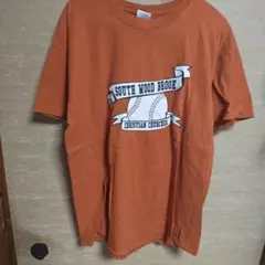 GILDAN オレンジ Tシャツ 南ウッドブルッククリスチャン教会