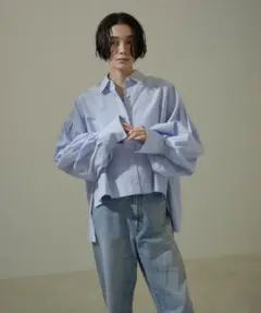 SALON adam et rope’ volume sleeve shirtのサムネイル