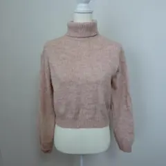 UNIQLO U ユニクロユー タートルネックニット M ピンク セーター