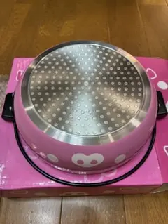 新品IH対応フッ素加工すきやき鍋 ピンクのサムネイル