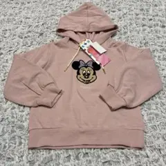 新品未使用 ディズニー ミニーマウス トレーナー　パーカー　しまむら 120cm
