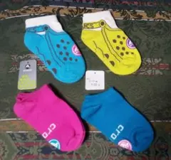 クロックス ☆ キッズ アンクルソックス 靴下 ☆ 13～15㎝ ☆ 4足セット