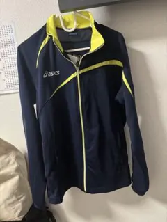 【新品未使用タグ付き】asics XAT126 ジャージ サイズL ネイビー