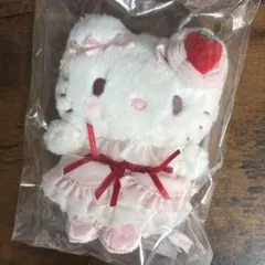 ハローキティ マスコットバッグチャーム（いちごホイップケーキ）