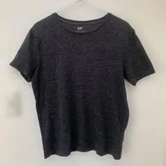H&M CREWNECK T-SHIRT ダークグレー EUR S
