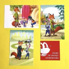 Disneythe market 限定 ポストカード3枚セット ズートピア