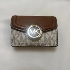 Michael Kors 三つ折り財布 ブラウン/ベージュ