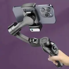 3 軸スマホジンバルスタビライザー フィルライト＆ジェスチャーコントロール付き