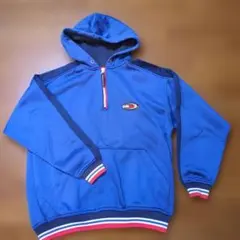 TOMMY HILFIGER 青 フード付きジャンパー M