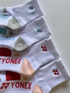 新品 YONEX ヨネックス　刺繍口ゴ　スポーツ　ソックス　4点 22-25cm